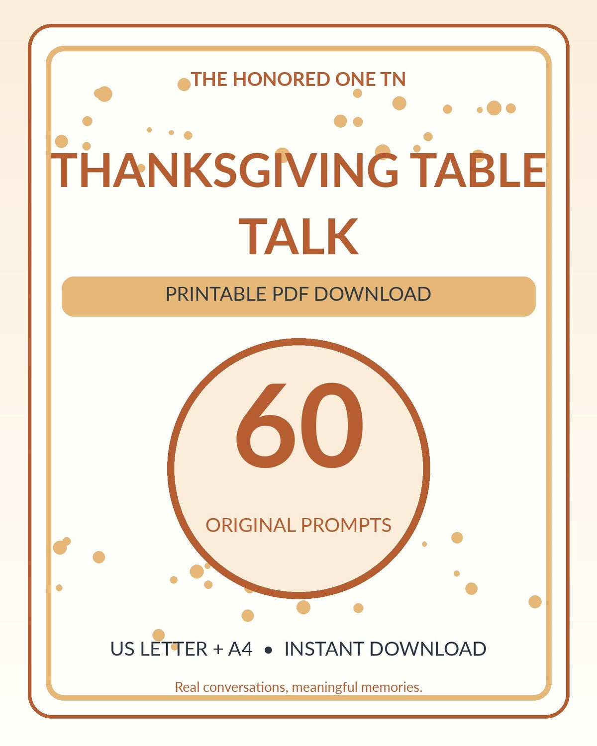 Gather & Give Thanks printable PDF cover