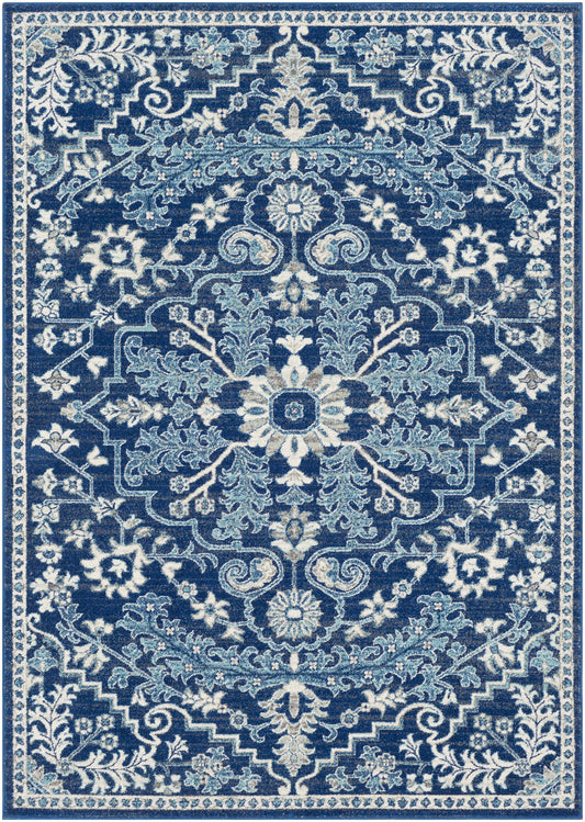Blauer Bodrum Teppich