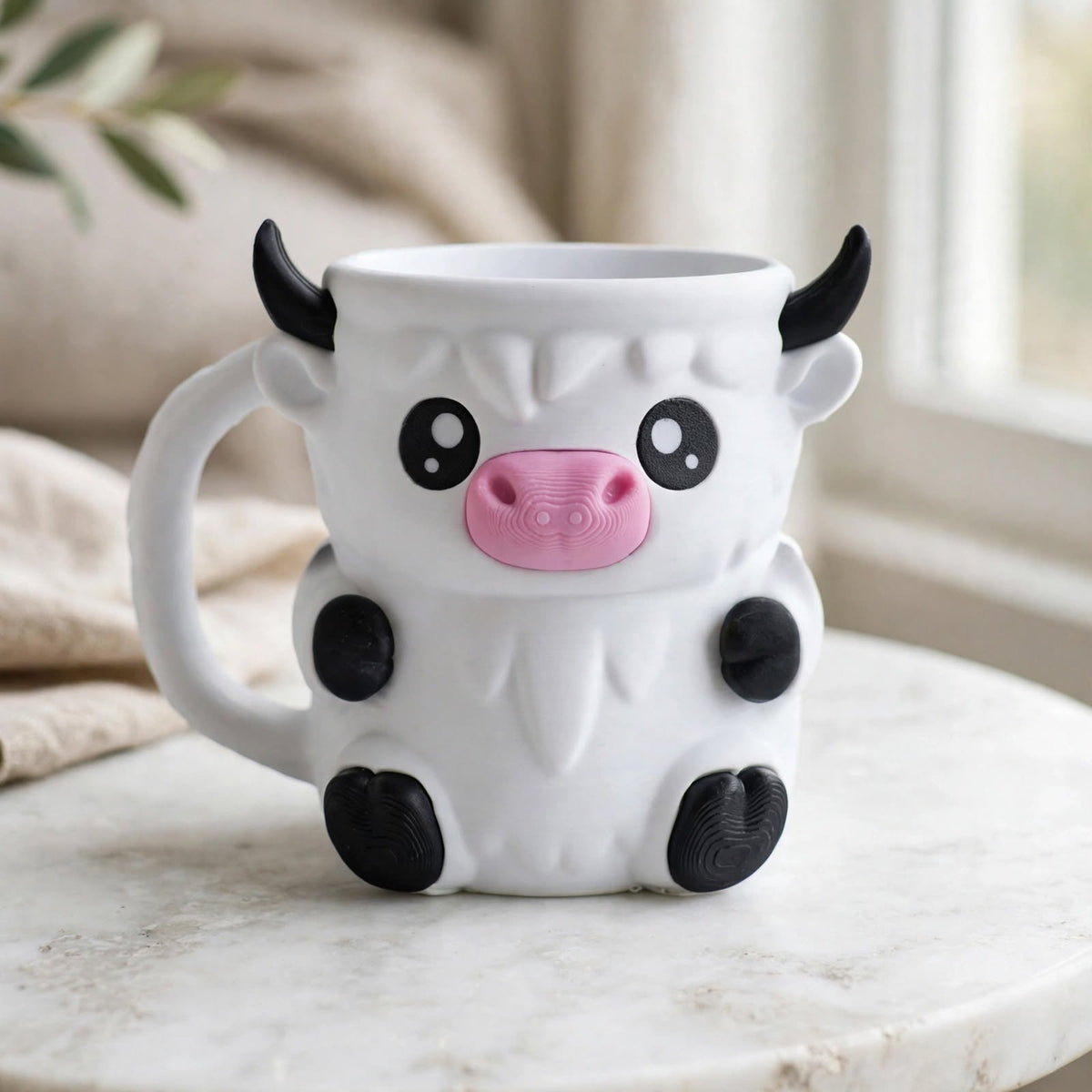 Kawaii Cartoon Animal Ice Cream Cup - Penguin, Cow, Cat, Bat & Polar Bear Pint Holder | 16 Styles