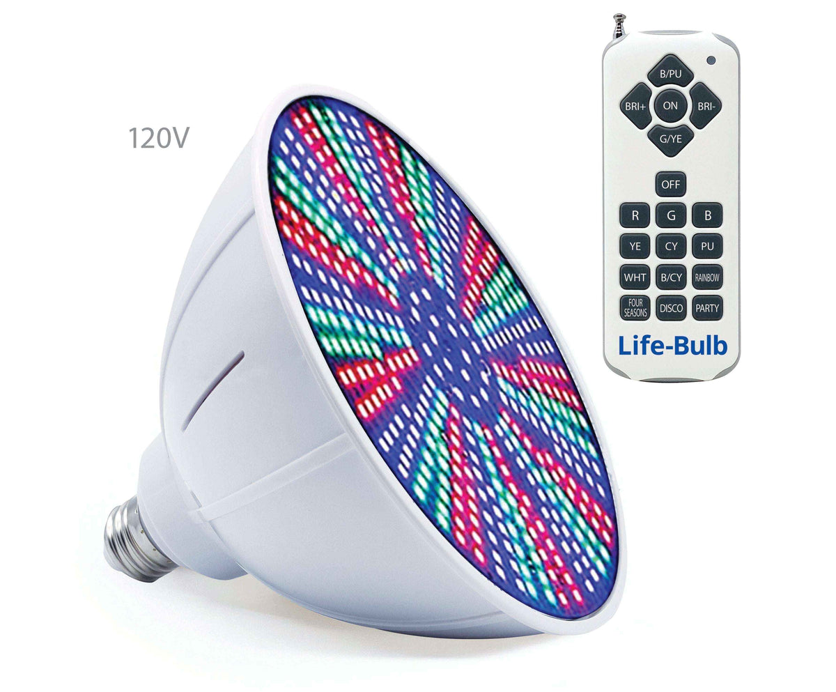 Bombilla LED Inteligente para Piscinas con Refrigeración y Memoria de Color - Resistente por Vida