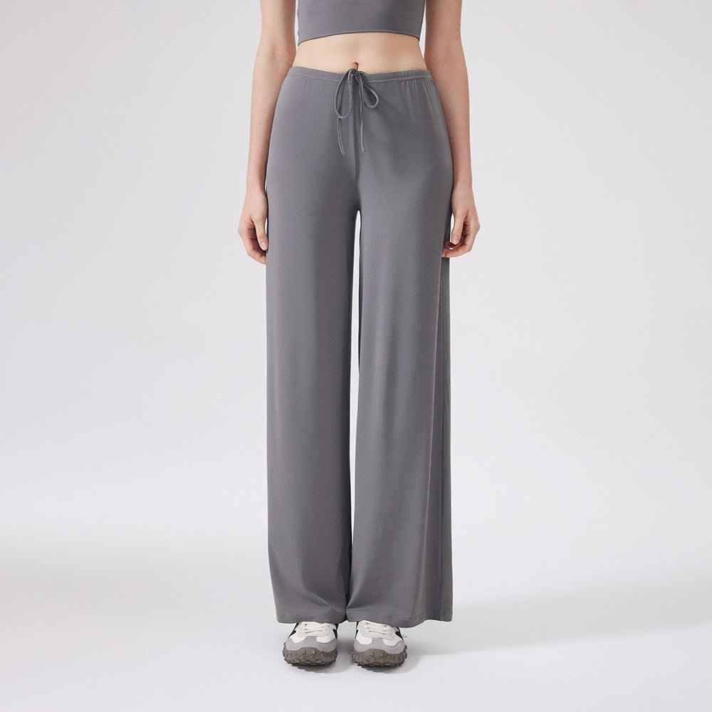Outdoor Running Yoga Pants - Breathable Straight-Leg Trousers