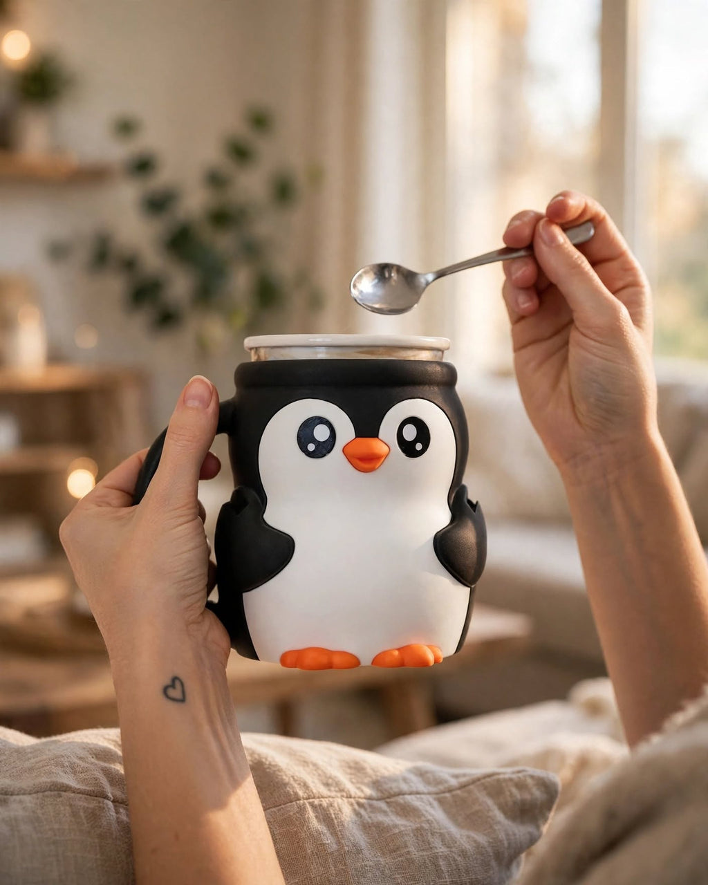 Kawaii Cartoon Animal Ice Cream Cup - Penguin, Cow, Cat, Bat & Polar Bear Pint Holder | 16 Styles