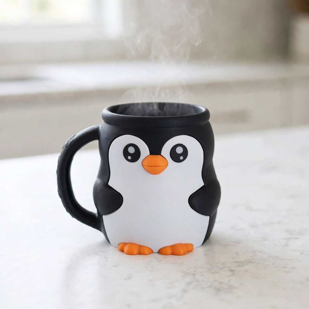 Kawaii Cartoon Animal Ice Cream Cup - Penguin, Cow, Cat, Bat & Polar Bear Pint Holder | 16 Styles