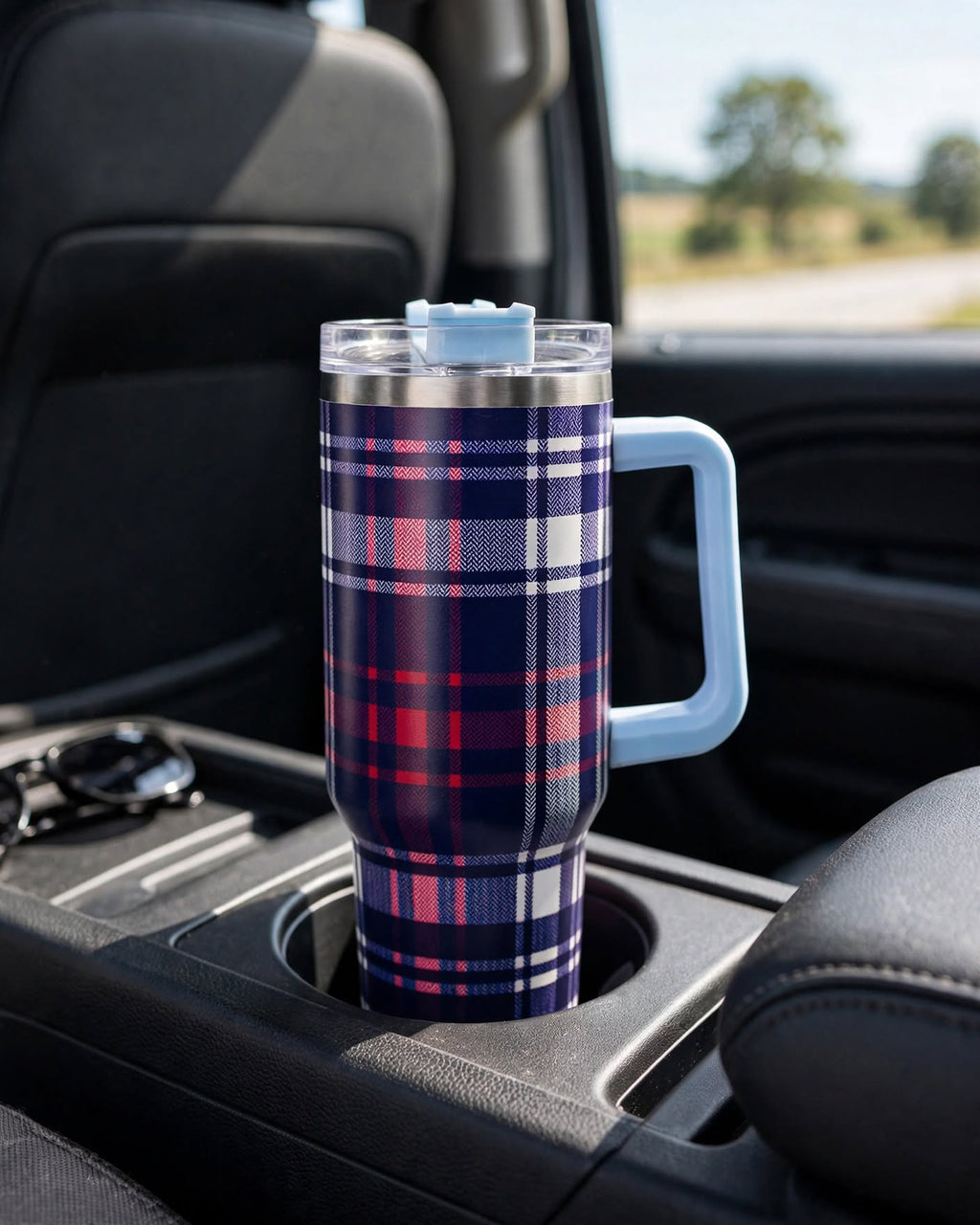 40oz Tumbler With Handle and Straw Lid – 1200ml Insulated Stainless Steel Tumbler, Cold 24H / Hot 12H, Leak-Proof, Cup Holder Friendly – 42+ Prints