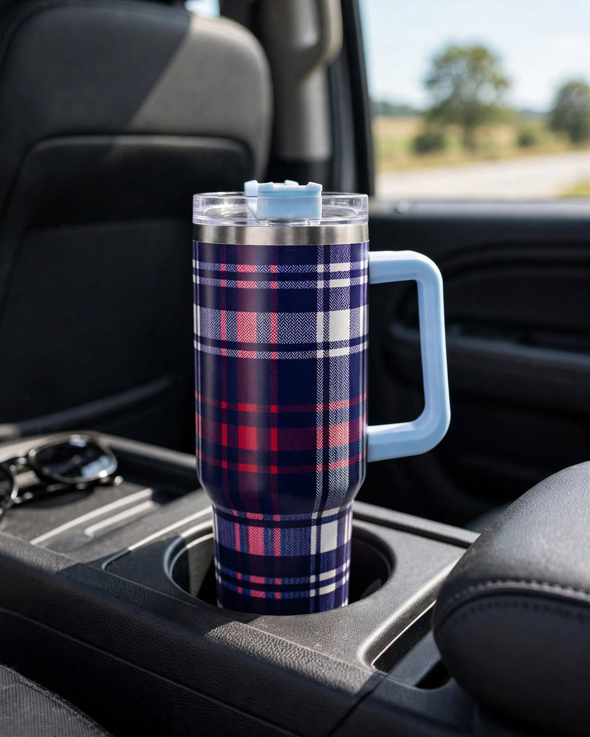 40oz Tumbler With Handle and Straw Lid – 1200ml Insulated Stainless Steel Tumbler, Cold 24H / Hot 12H, Leak-Proof, Cup Holder Friendly – 42+ Prints