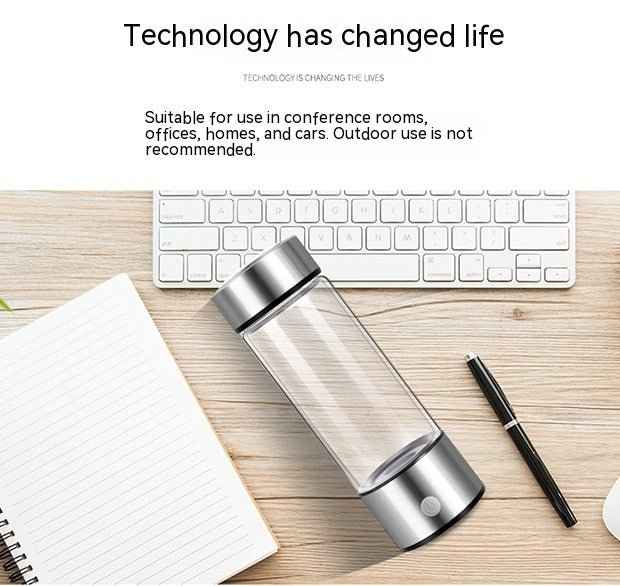 Portable Hydrogen Water Generator Bottle - Antioxidant Hydration New Tech
