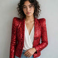 Women's Sequin Short Coat: Sparkle for Winter Style