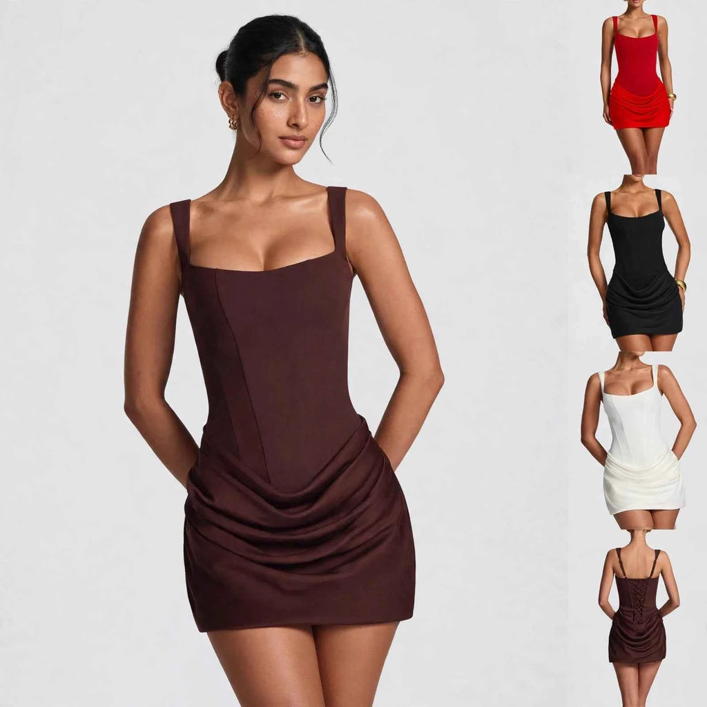 Sleeveless Corset Dress: Summer Party & Wedding Event Elegant Fashion