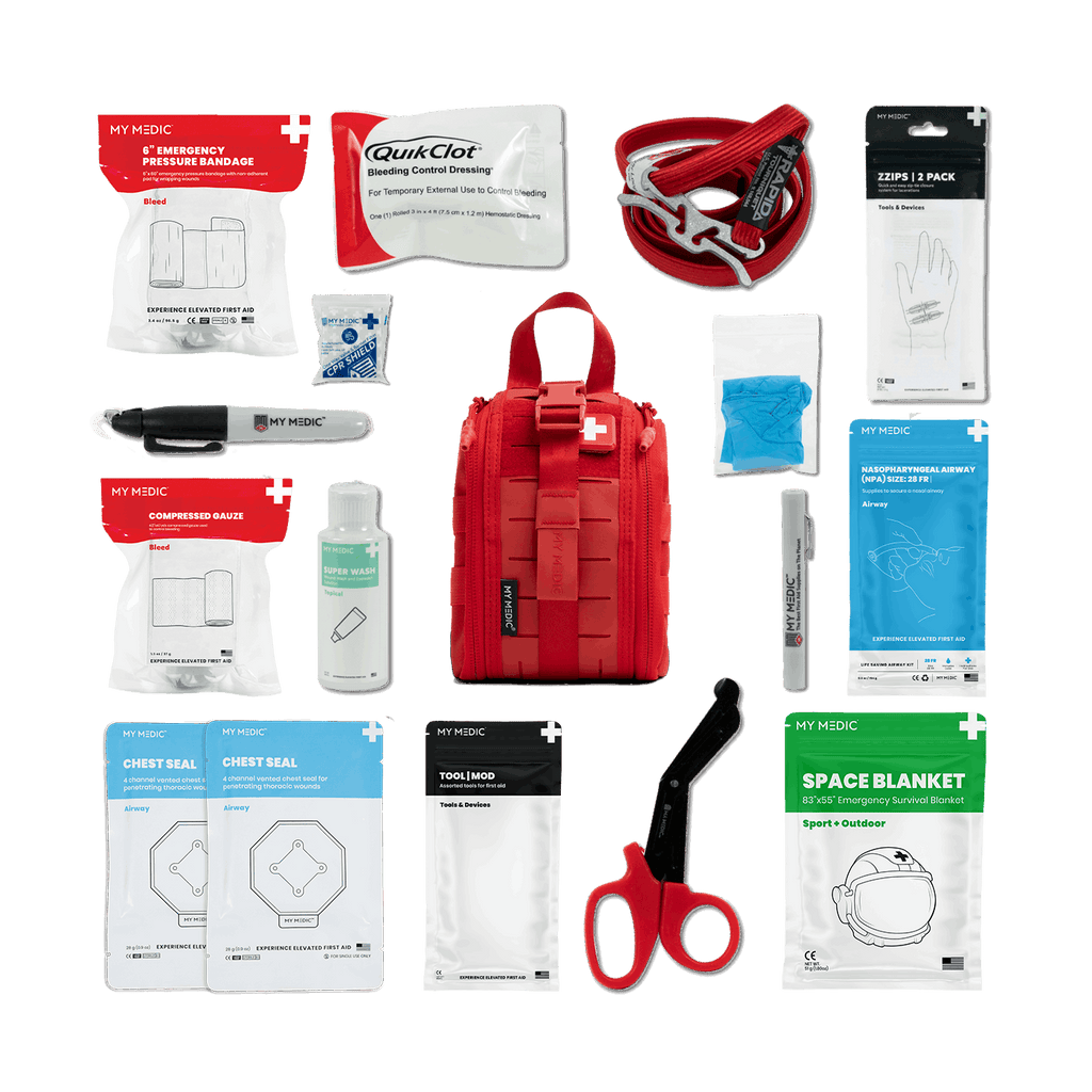 TFAK™ Micro Trauma Kit: Compact First Aid for Hunting, Gun Range & Car
